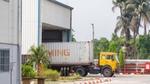 Supply vans at Kalurghat Factory